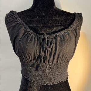 Black Crop Top